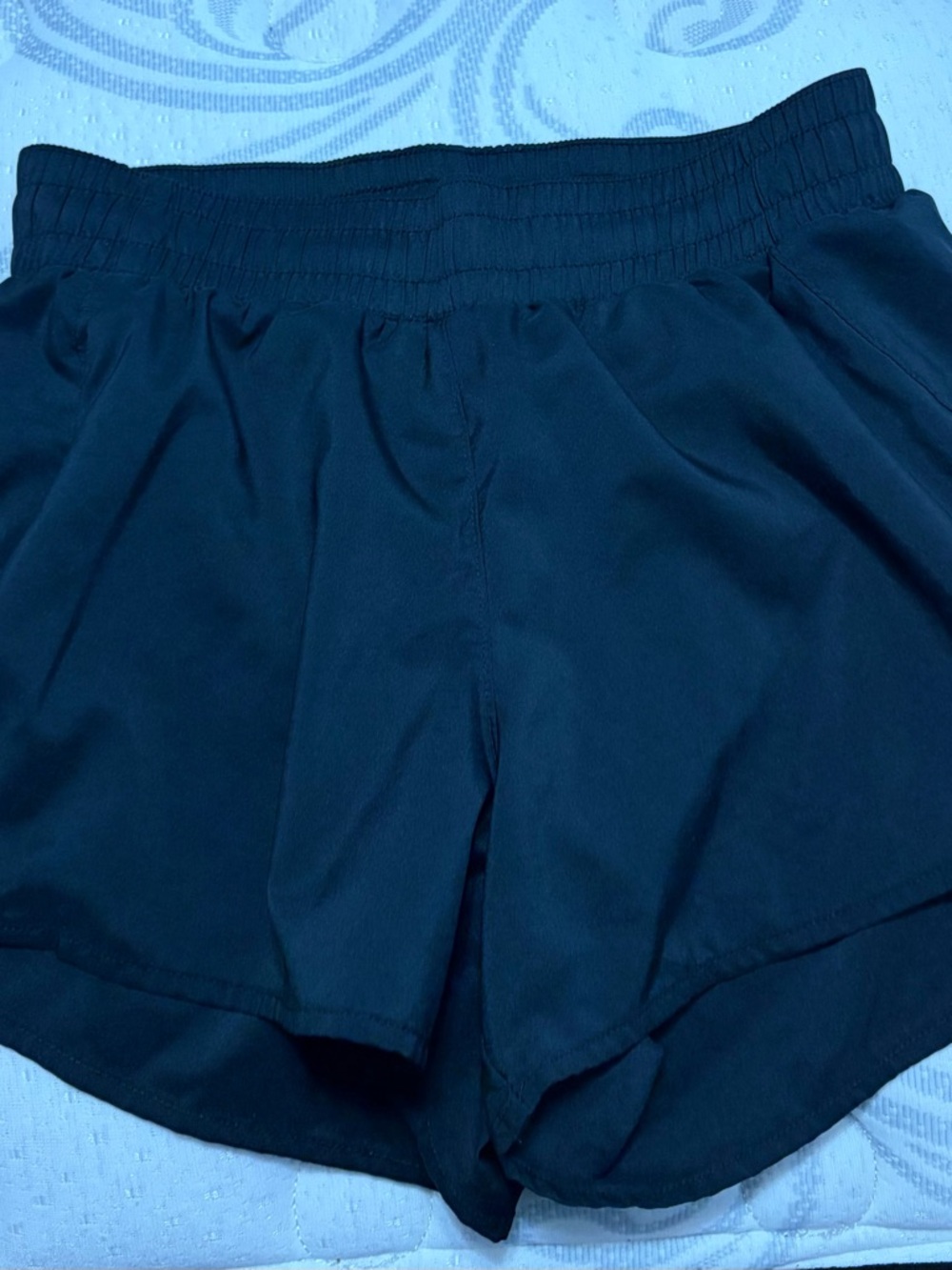 all in motion Black Workout Shorts with Elastic Waistband